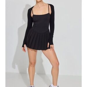 Active Pleated Skort Mini Dress